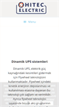 Mobile Screenshot of hitecelectric.com.tr