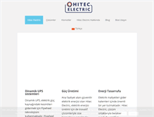 Tablet Screenshot of hitecelectric.com.tr